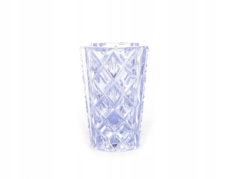 Set of shot glasses Art Deco, lavender, crystal, Czechoslovakia, 1940s. - 253413