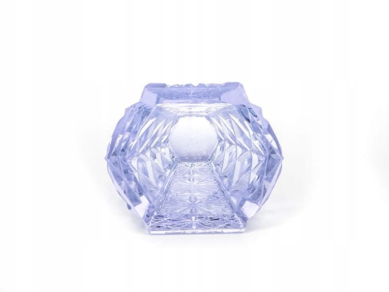 Set of shot glasses Art Deco, lavender, crystal, Czechoslovakia, 1940s. - 253410