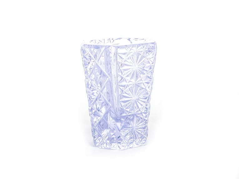 Set of shot glasses Art Deco, lavender, crystal, Czechoslovakia, 1940s. - 253418