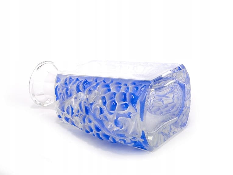 Liqueur set, multicolor crystal, Czech Republic, 1950s. - 253465
