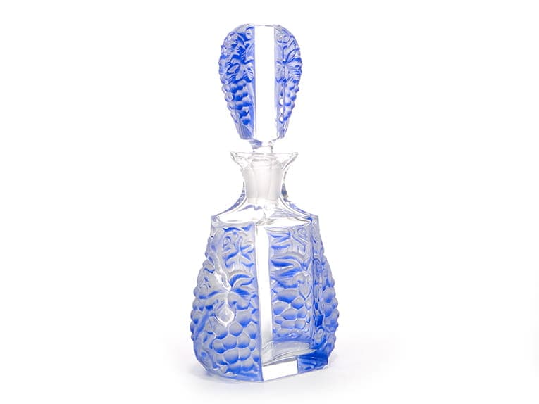 Liqueur set, multicolor crystal, Czech Republic, 1950s. - 253470
