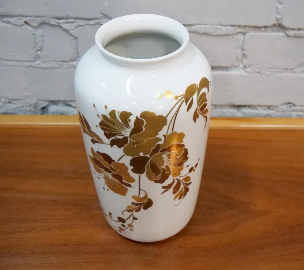 Biały porcelanowy wazon, Kaiser, Niemcy, lata 50. - 18660