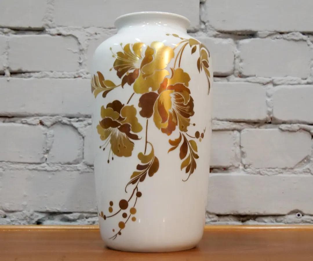 Biały porcelanowy wazon, Kaiser, Niemcy, lata 50. - 18662