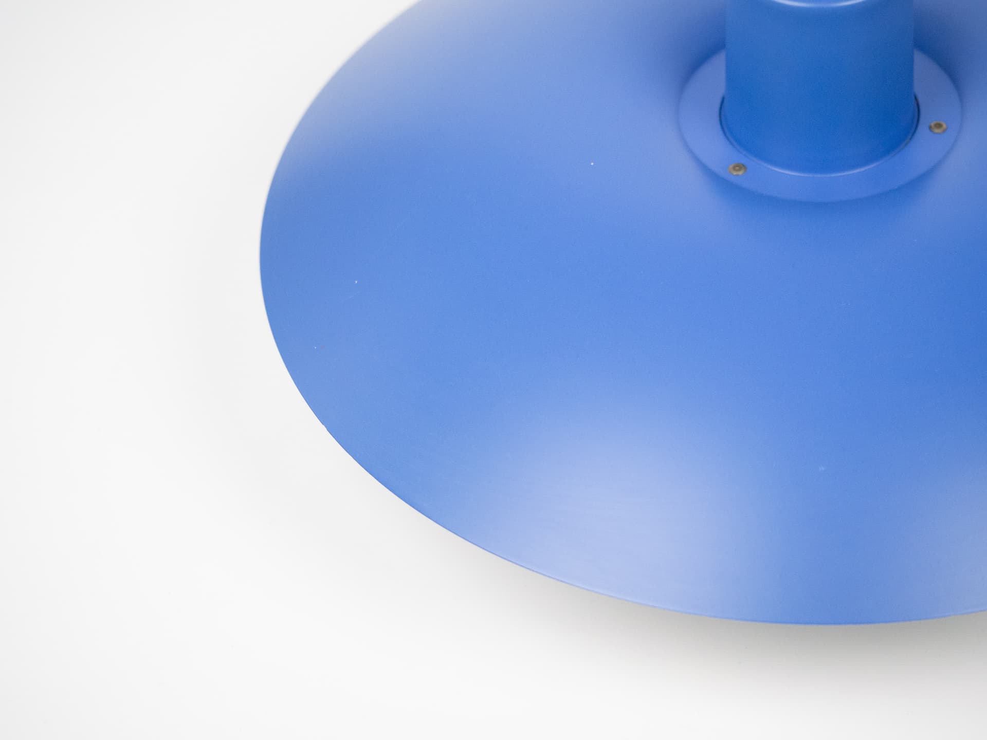 Para lamp wiszących PH 4/3, aluminium niebieski, proj. P. Henningsen, Louis Poulsen, Dania, lata 70. - 255703