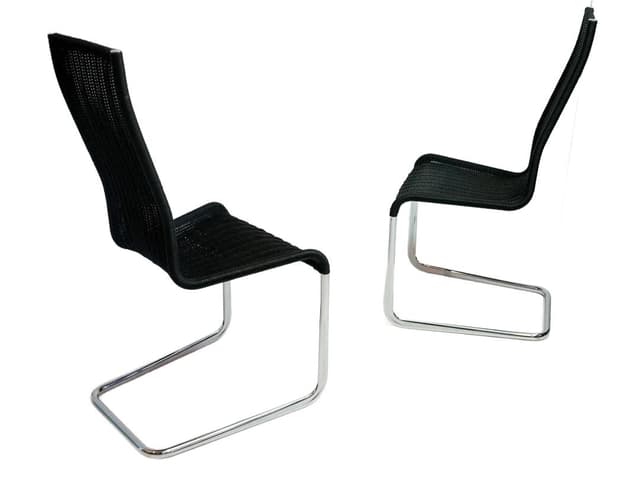 Pair of chairs B 25i, black, chrome steel, Tecta, Germany, 21st c. - DIMENSION