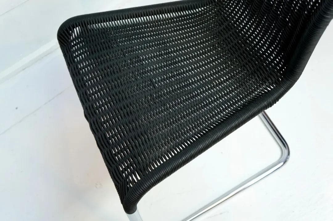 Pair of chairs B 25i, black, chrome steel, Tecta, Germany, 21st c. - 18584