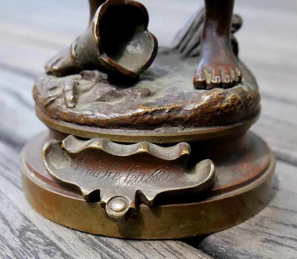 Rzeźba, brąz brązowy, art. C. Anfrie, Francja, początek XX w. - 19061