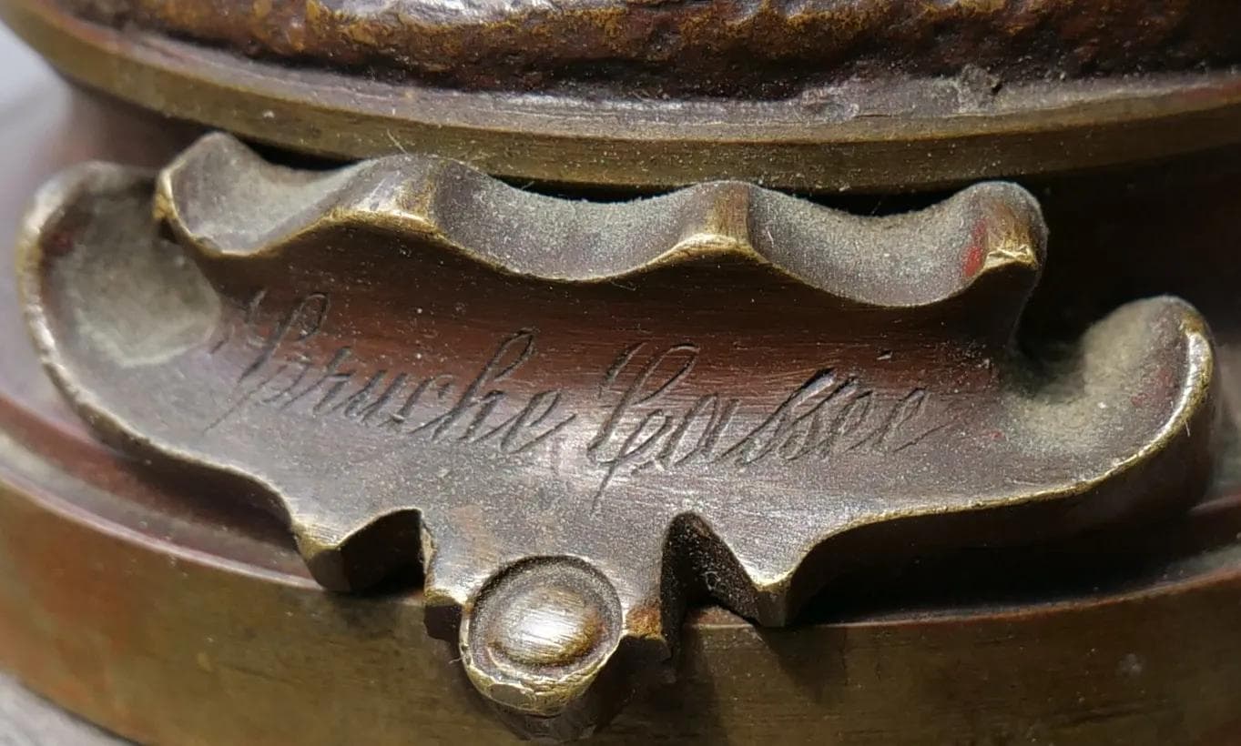 Rzeźba, brąz brązowy, art. C. Anfrie, Francja, początek XX w. - 19062