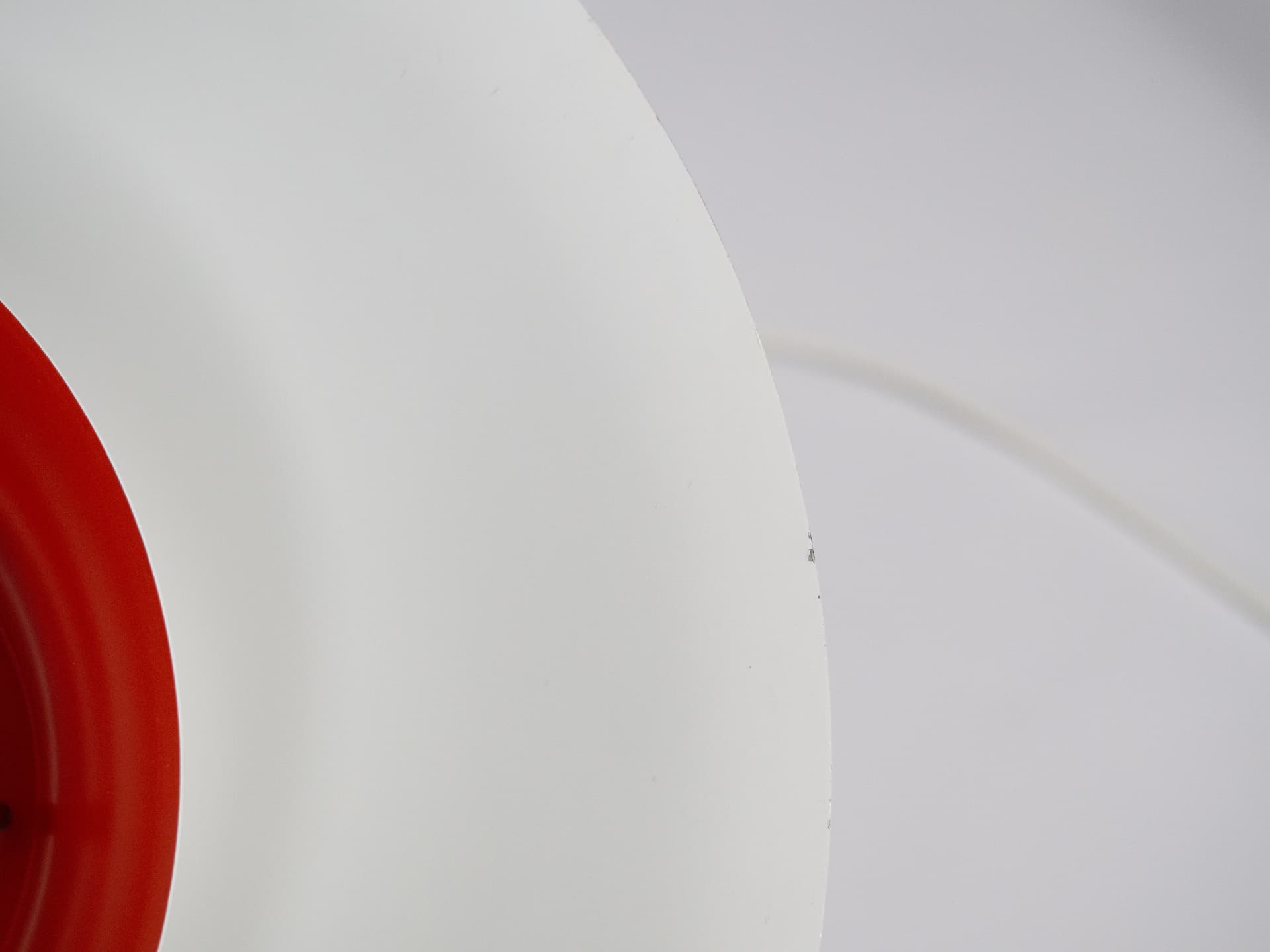 Para lamp wiszących, biały, metal, Dania, lata 80. - 260756