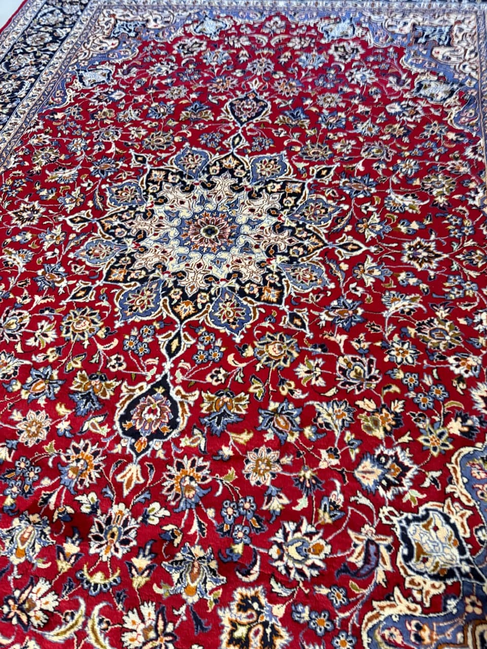 Rug Keshan 400x300 cm, red wool, Iran - 260762