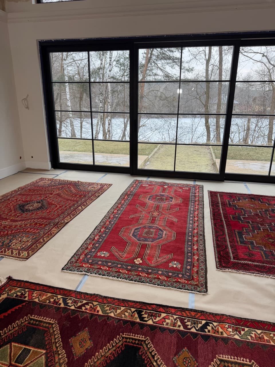 Chodnik Hamadan, czerwony, wełna, Iran - 260777