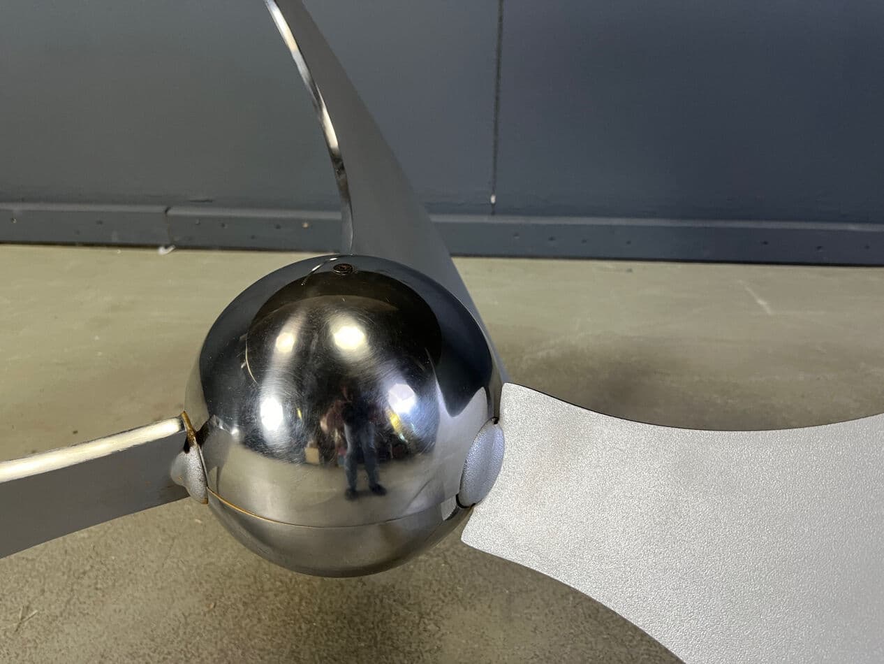 Dining Table Helix, smoked transparent glass, chrome, by L. Campanini, Italy, 1970s. - 275618