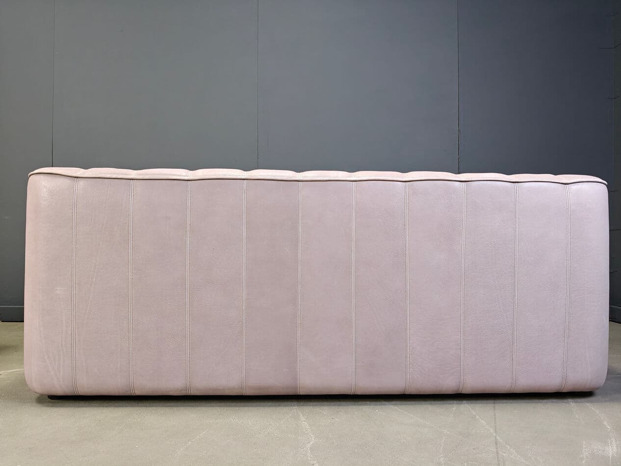 Sofa set DS44, grey leather, de Sede, Switzerland, 1970s. - 275562