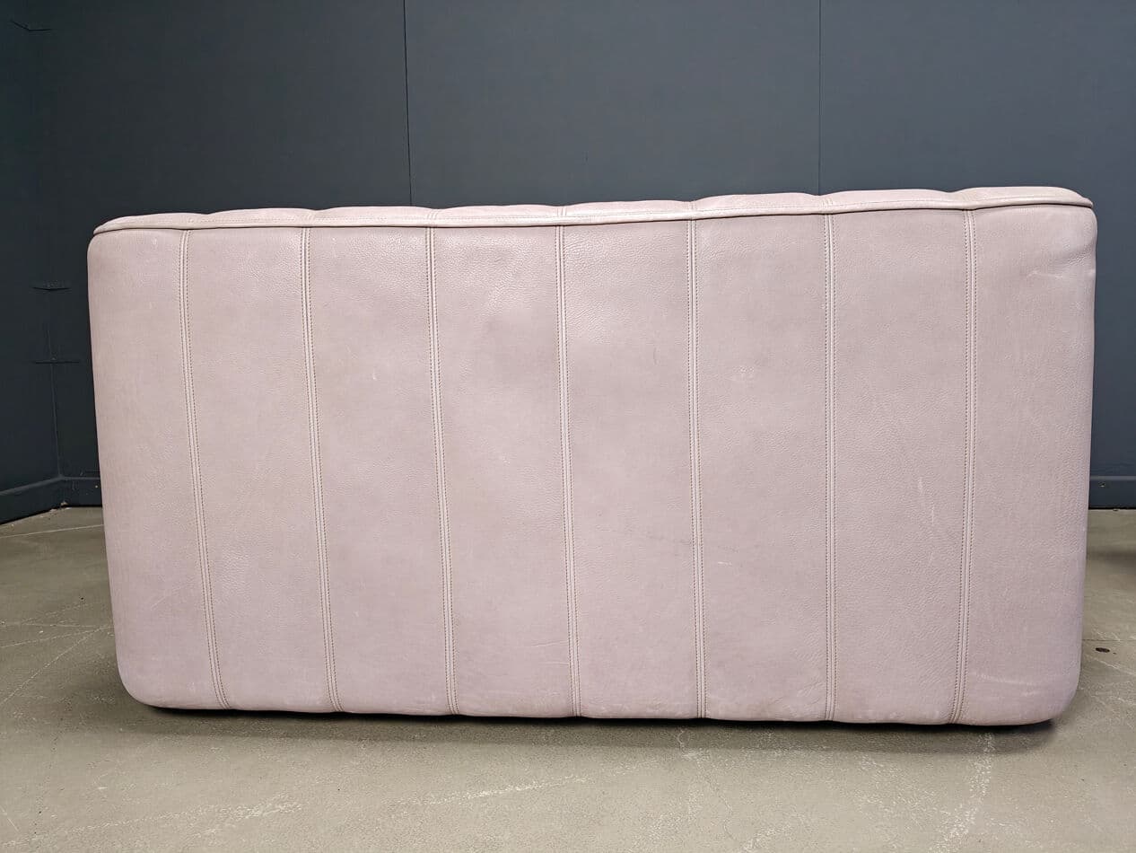 Sofa set DS44, grey leather, de Sede, Switzerland, 1970s. - 275561