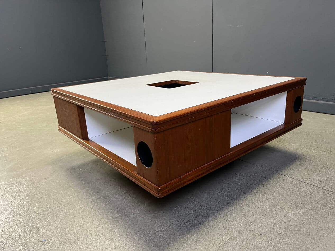 Coffee Table Space Age, brown wood, Germany, 1960s. - 275100