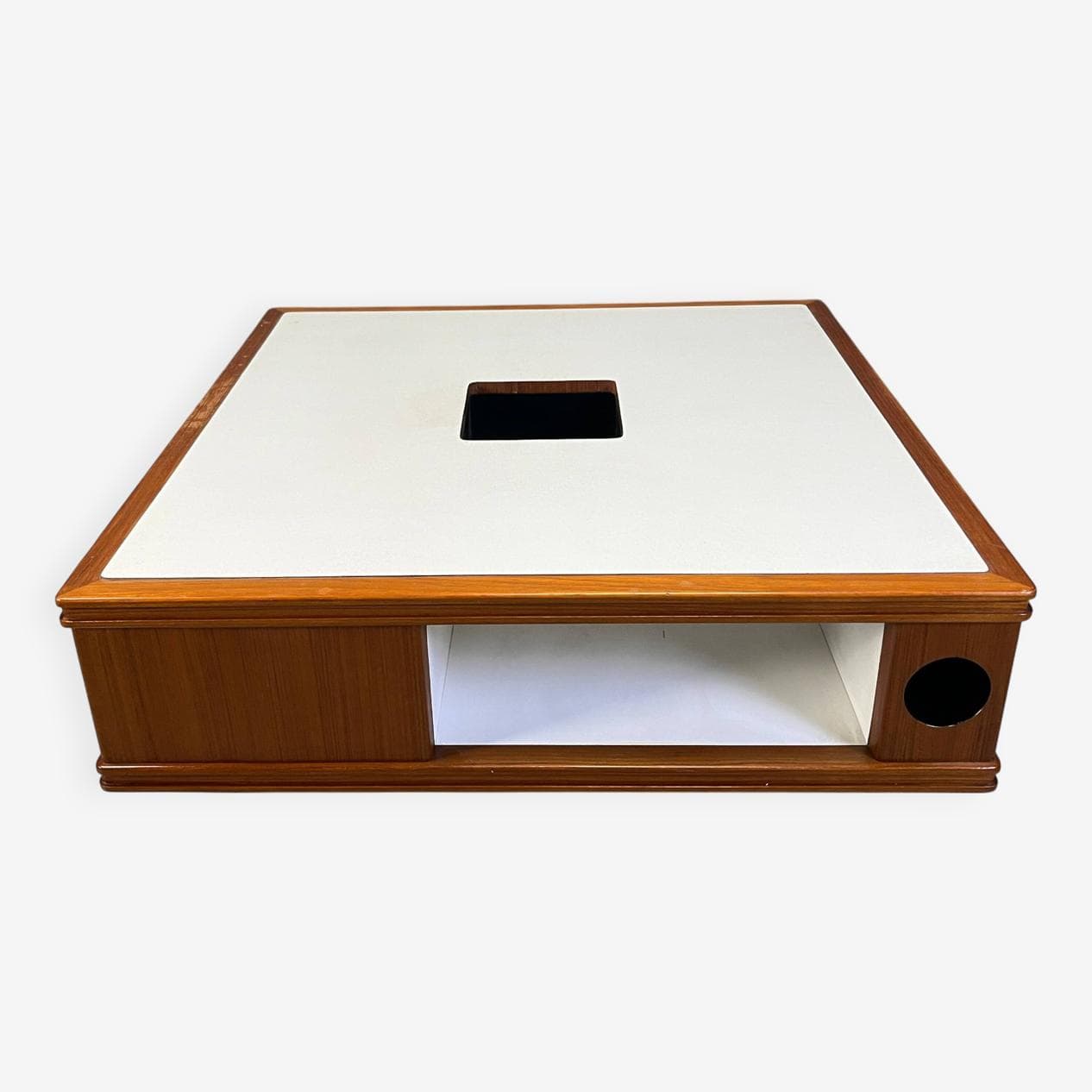 Coffee Table Space Age, brown wood, Germany, 1960s. - 275096