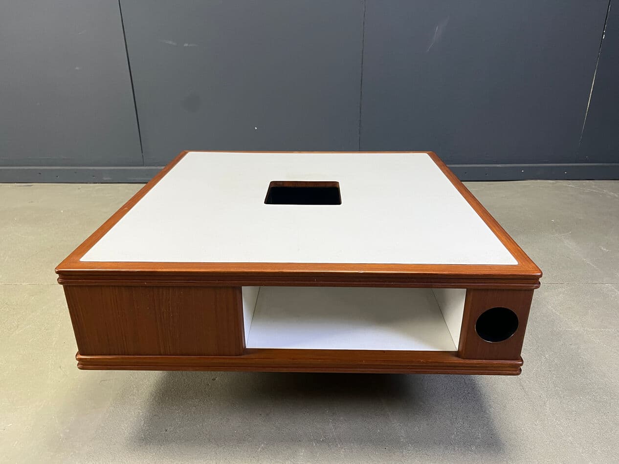 Coffee Table Space Age, brown wood, Germany, 1960s. - 275093