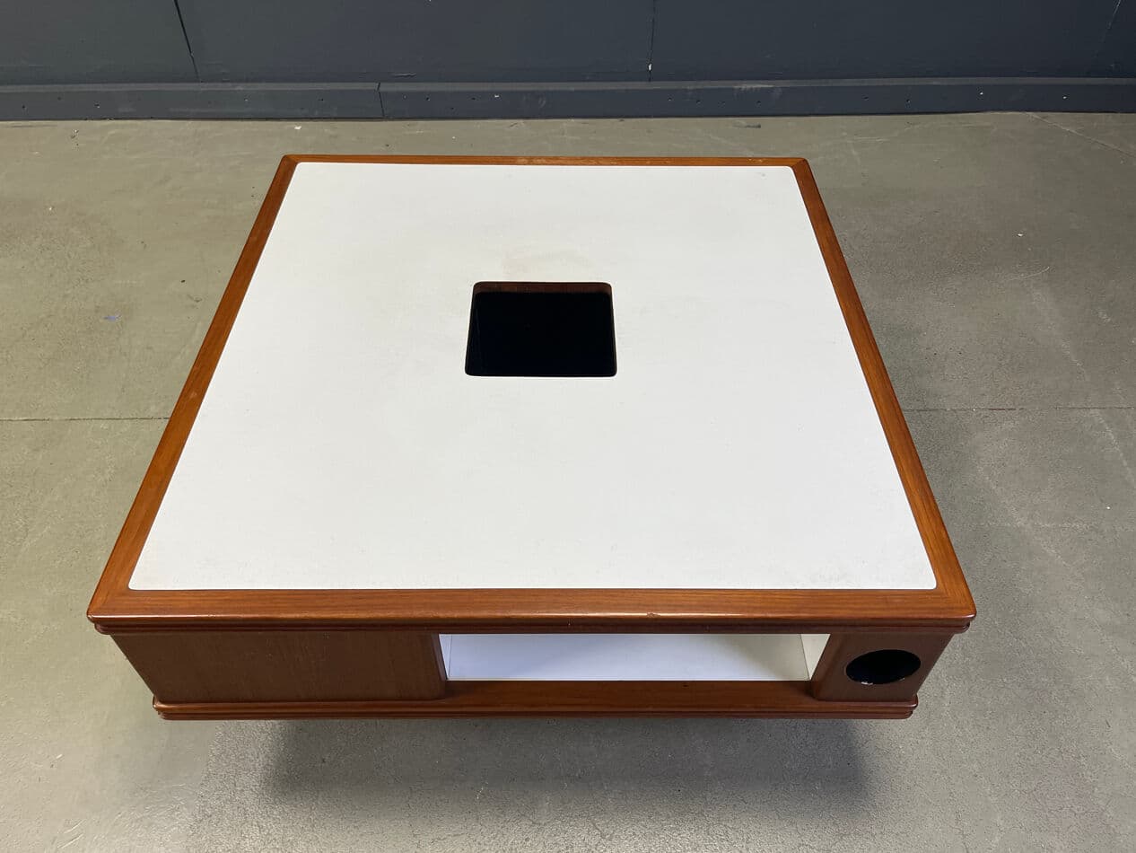 Coffee Table Space Age, brown wood, Germany, 1960s. - 275101