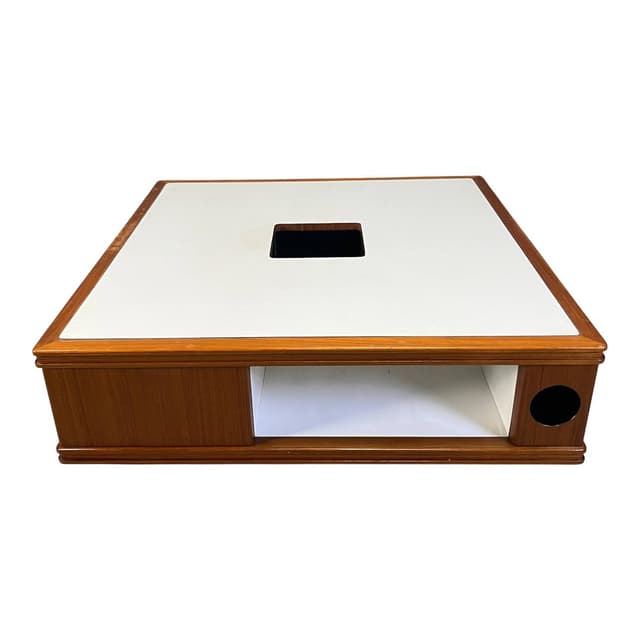 Coffee Table Space Age, brown wood, Germany, 1960s. - DIMENSION