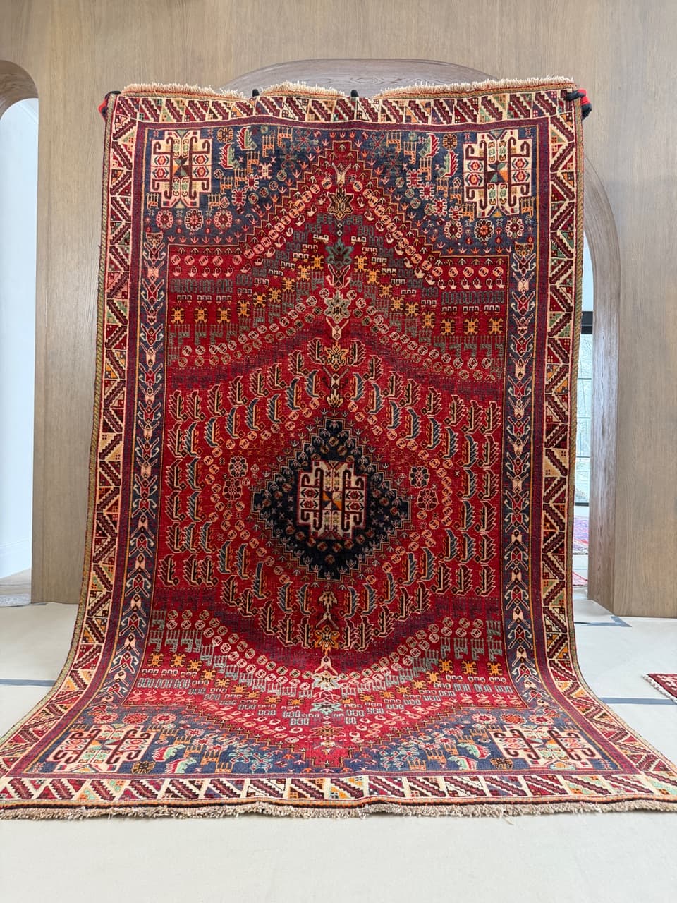 Dywan Shiraz, multikolor, wełna, Iran, lata 90. - 261738