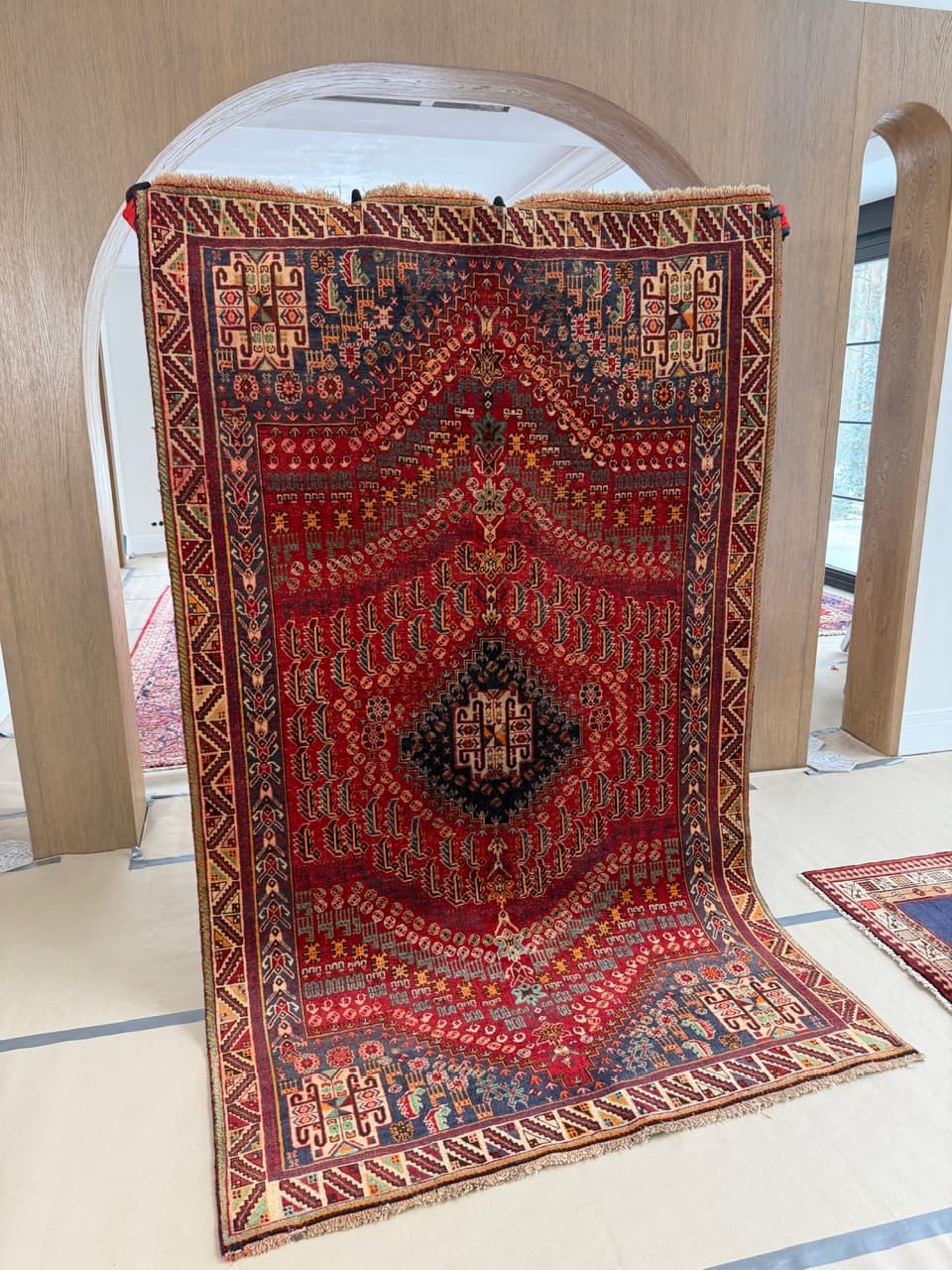 Dywan Shiraz, multikolor, wełna, Iran, lata 90. - 261736