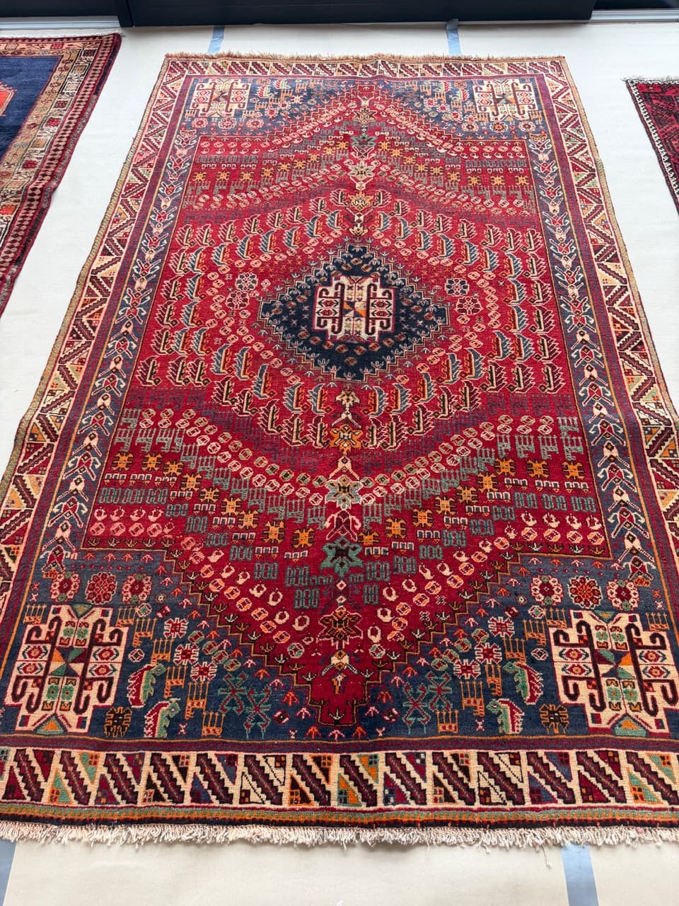 Dywan Shiraz, multikolor, wełna, Iran, lata 90. - 261729