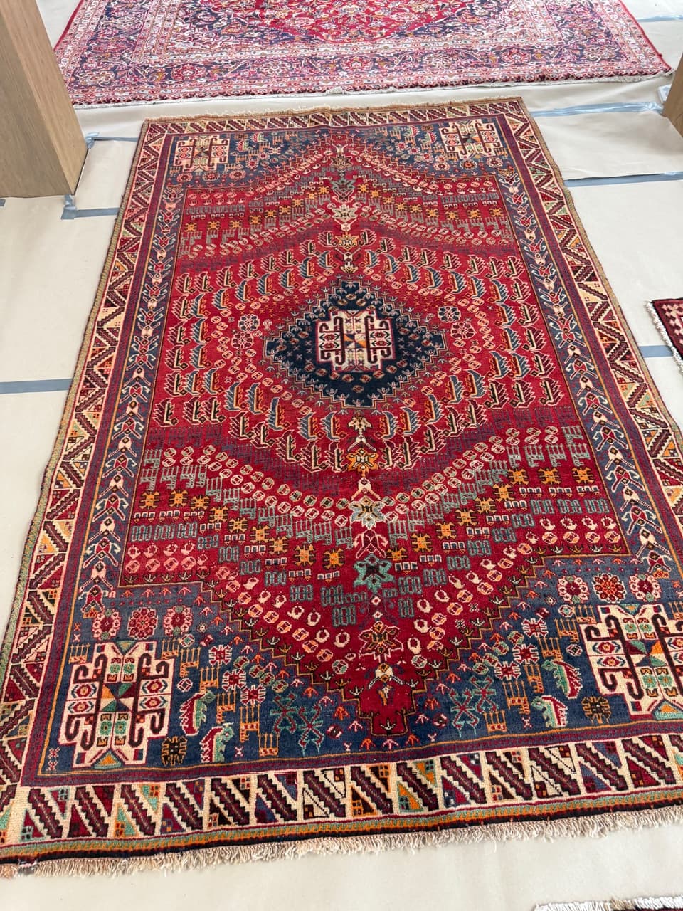 Dywan Shiraz, multikolor, wełna, Iran, lata 90. - 261740