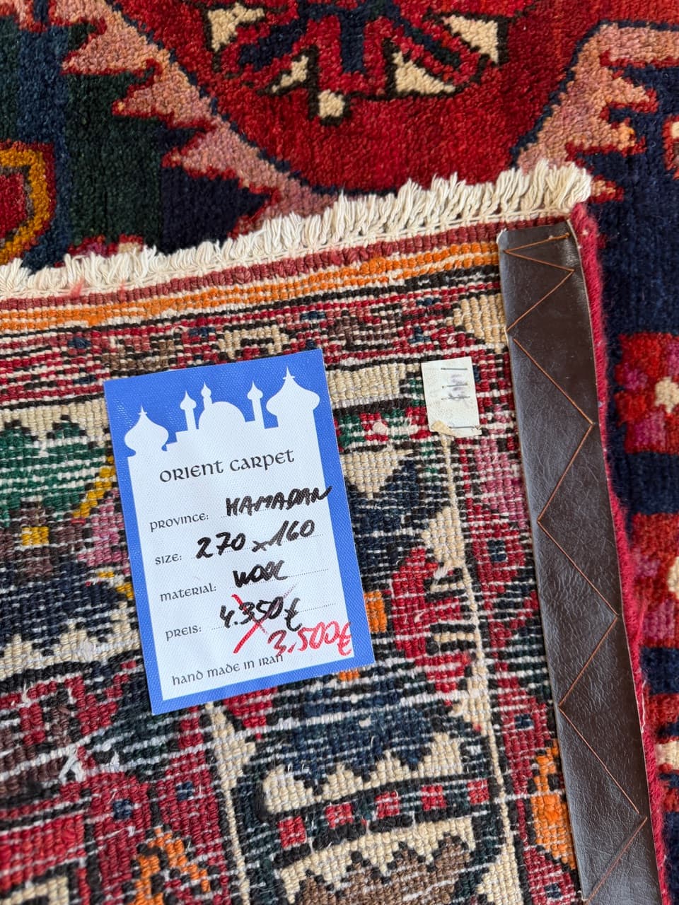 Dywan Hamadan 270x160 cm, multikolor, wełna, Iran - 261745