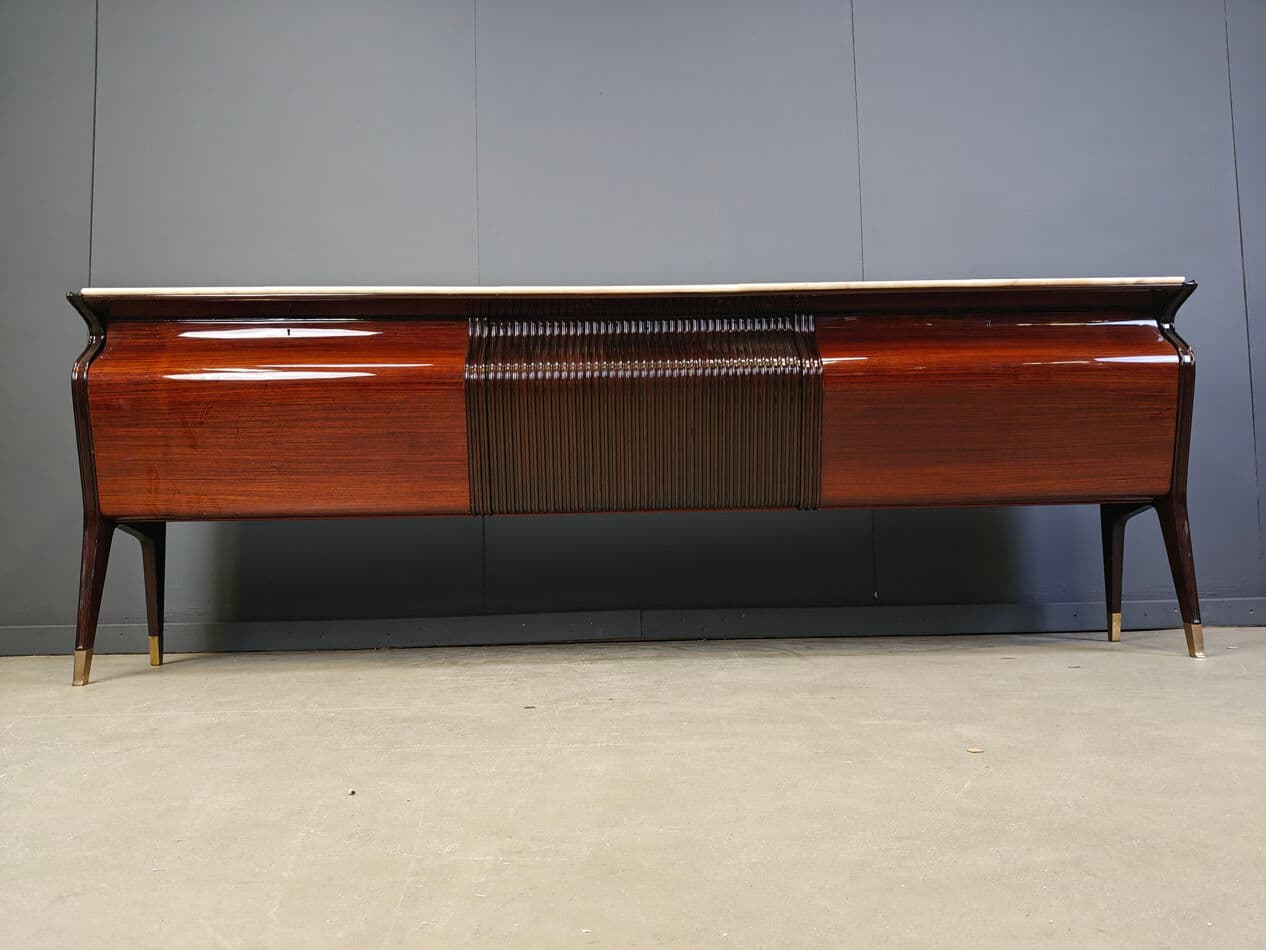 Komoda, mahoń brązowy, proj. O. Borsani, Włochy, lata 50. - 274245