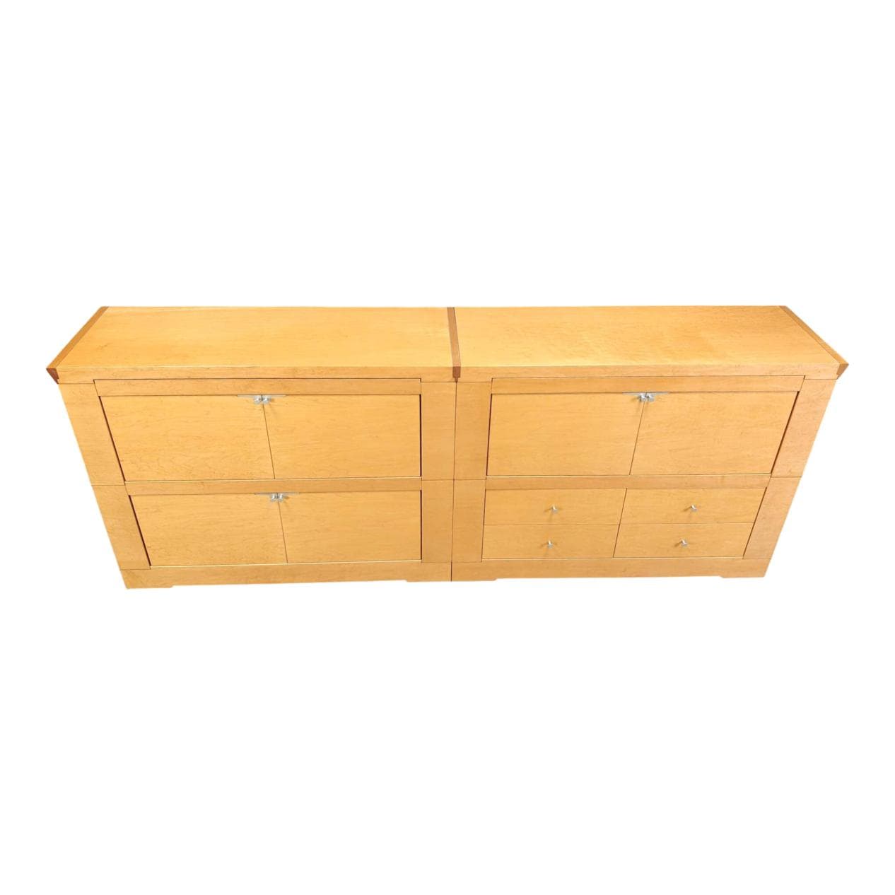 Kredens Oli, klon brązowy, proj. C. W. Lo, Włochy, lata 90.