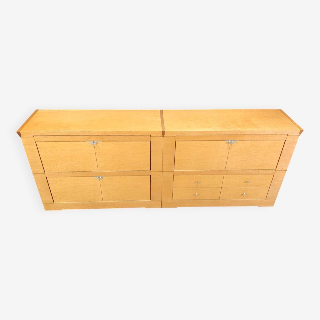 Kredens Oli, klon brązowy, proj. C. W. Lo, Włochy, lata 90. - 273314