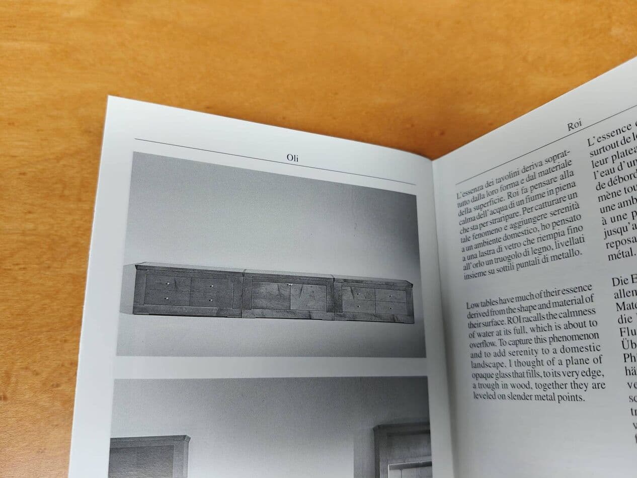 Kredens Oli, klon brązowy, proj. C. W. Lo, Włochy, lata 90. - 273312