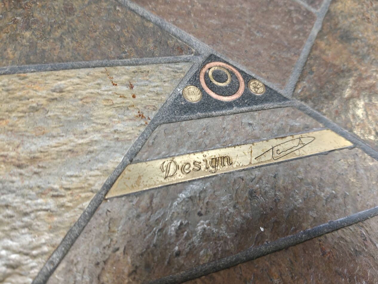 Coffee Table Brutalist, brown stone, Germany, 1980s. - 272741