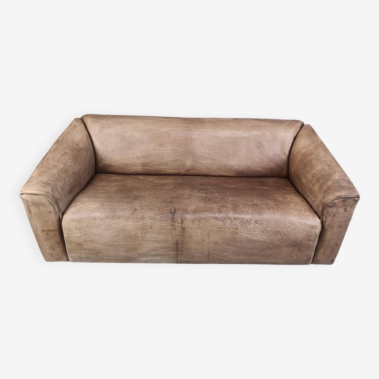 Sofa DS47, brązowy, skóra, Szwajcaria, lata 70. - 272652