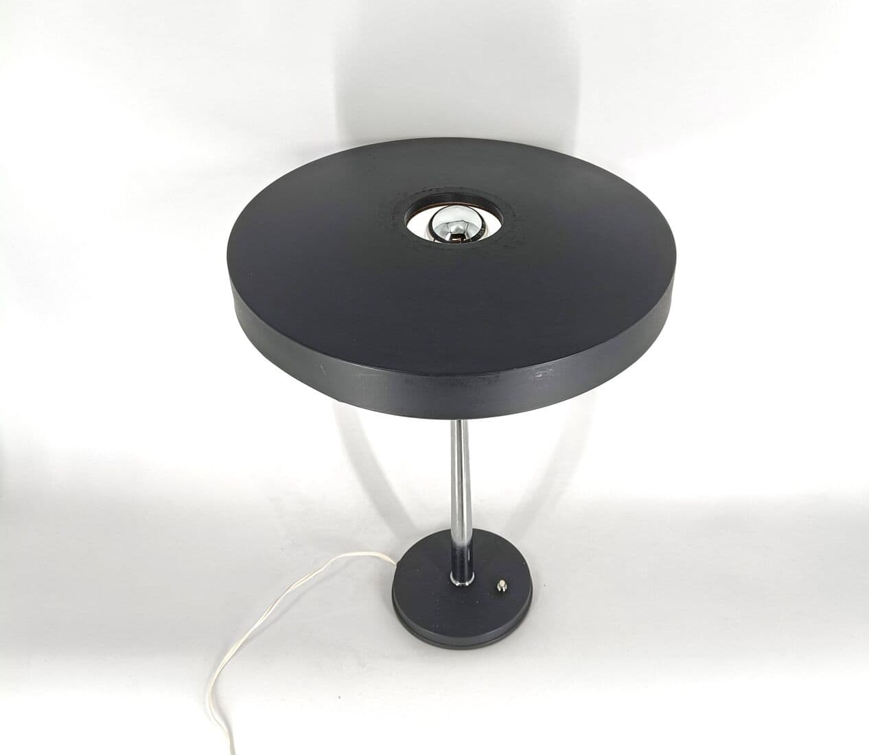 Lampa biurkowa Timor, szary, metal, proj. L. Kalff, Philips, Holandia, lata 60. - 271835