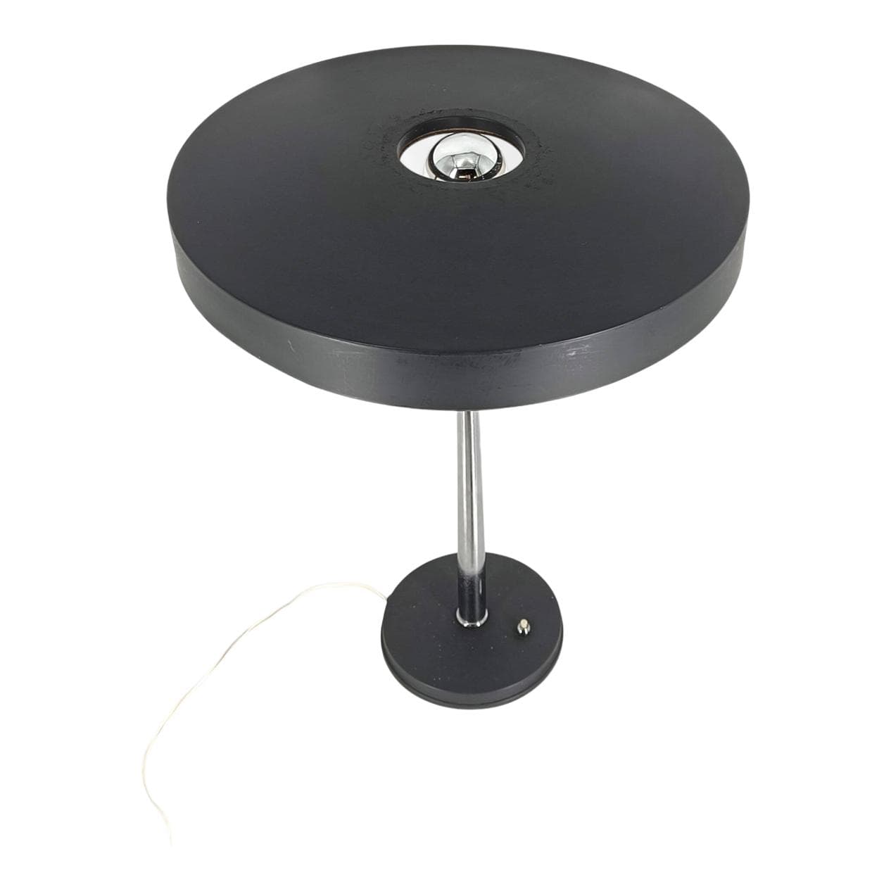 Lampa biurkowa Timor, szary, metal, proj. L. Kalff, Philips, Holandia, lata 60.