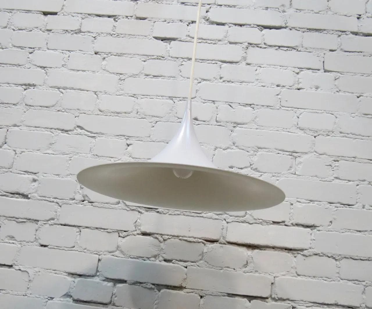 Lampa wisząca Semi, szary, metal, Fog & Morup, Dania, lata 60. - 19332