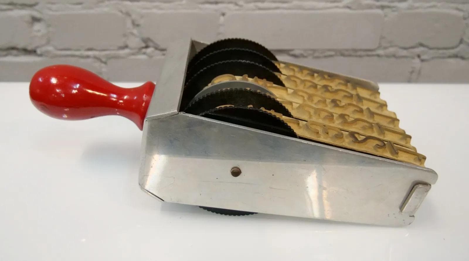 Numerator Gigant, metal srebrny, Francja, lata 60. - 19317