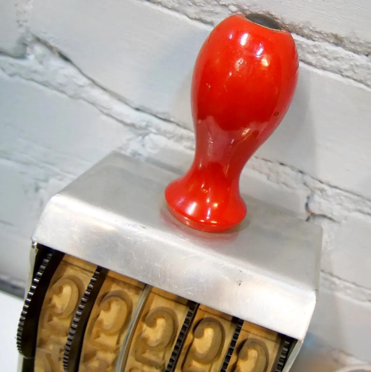 Numerator Gigant, metal srebrny, Francja, lata 60. - 19324