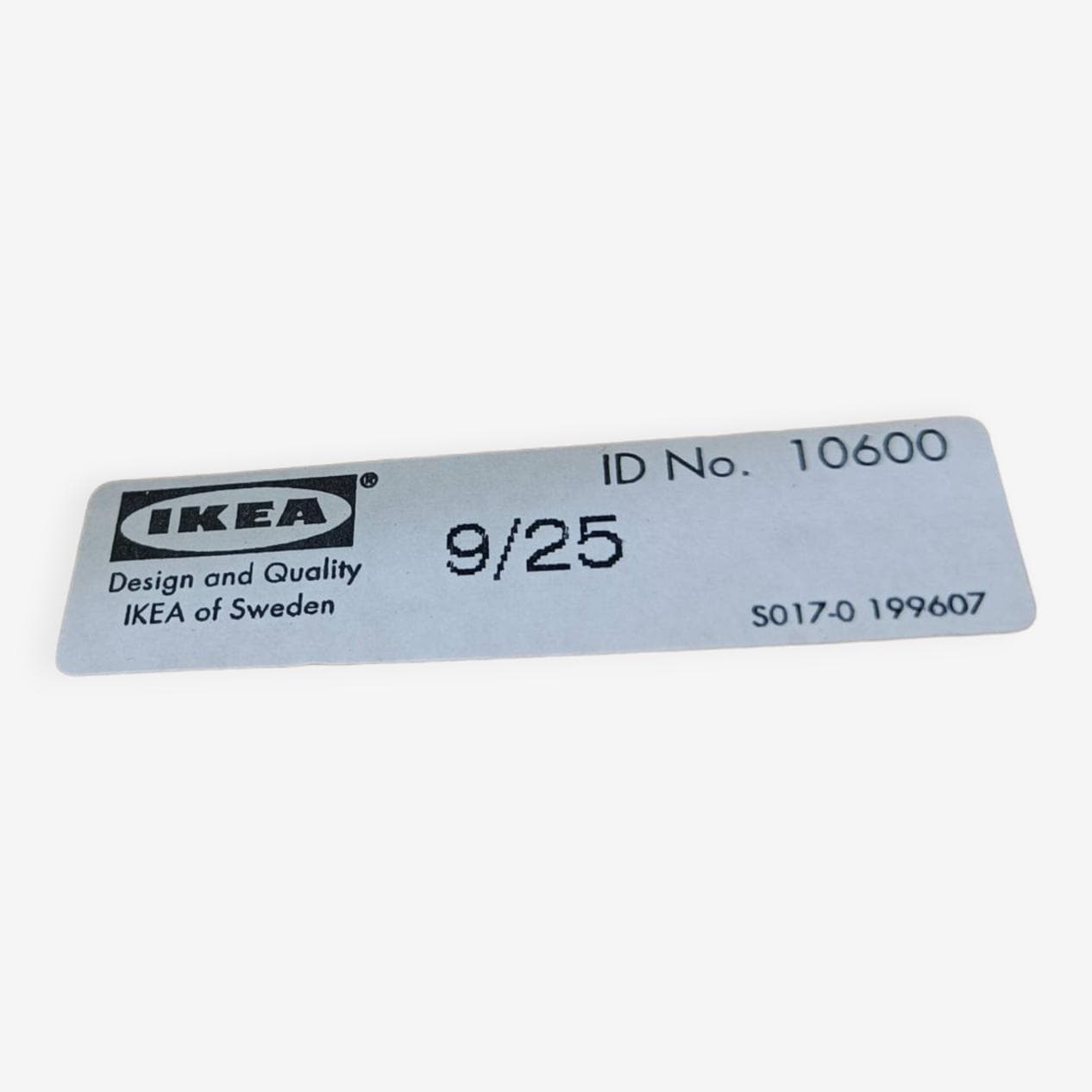 Zestaw sześciu krzeseł jadalnianych, buk miodowy, tkanina czarna, proj. N. Gammelgaard, Ikea, Szwecja, lata 90. - 271034