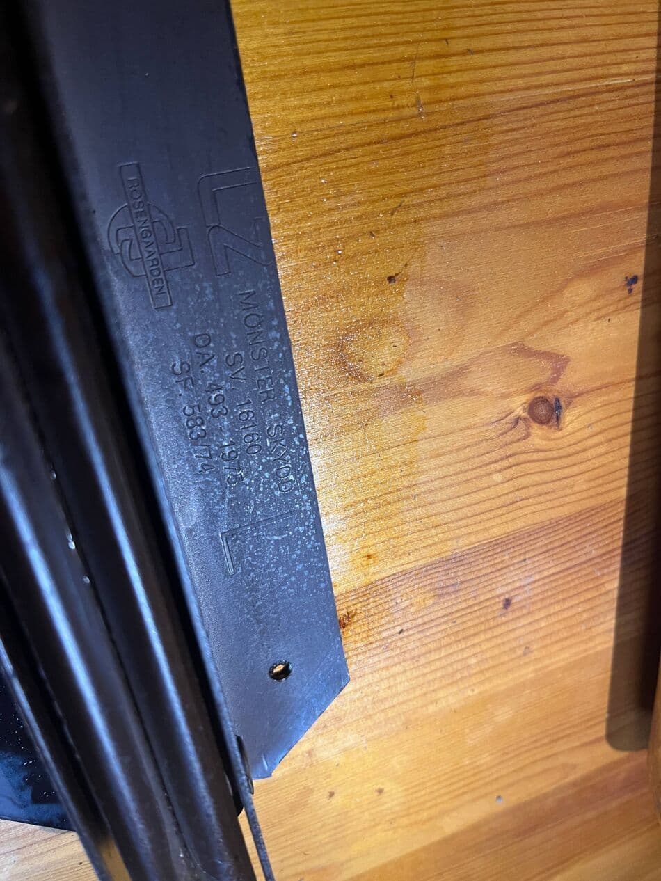 Dining set, beige pine, Denmark, 1970s. - 270869