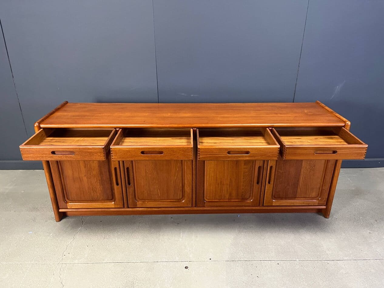Komoda skandynawska, teak brązowy, Dyrlund, Dania, lata 60. - 270713