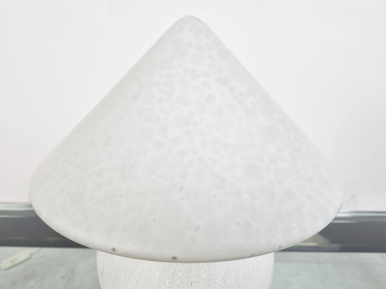 Lampa stołowa Mushroom, żółty, szkło, Niemcy, lata 70. - 270668