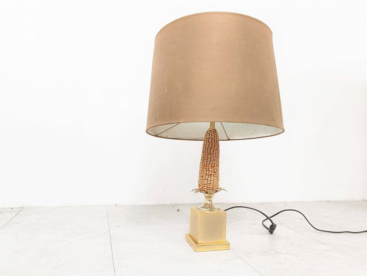 Lampa stołowa Corn, multikolor, mosiądz, Francja, lata 70. - 270547