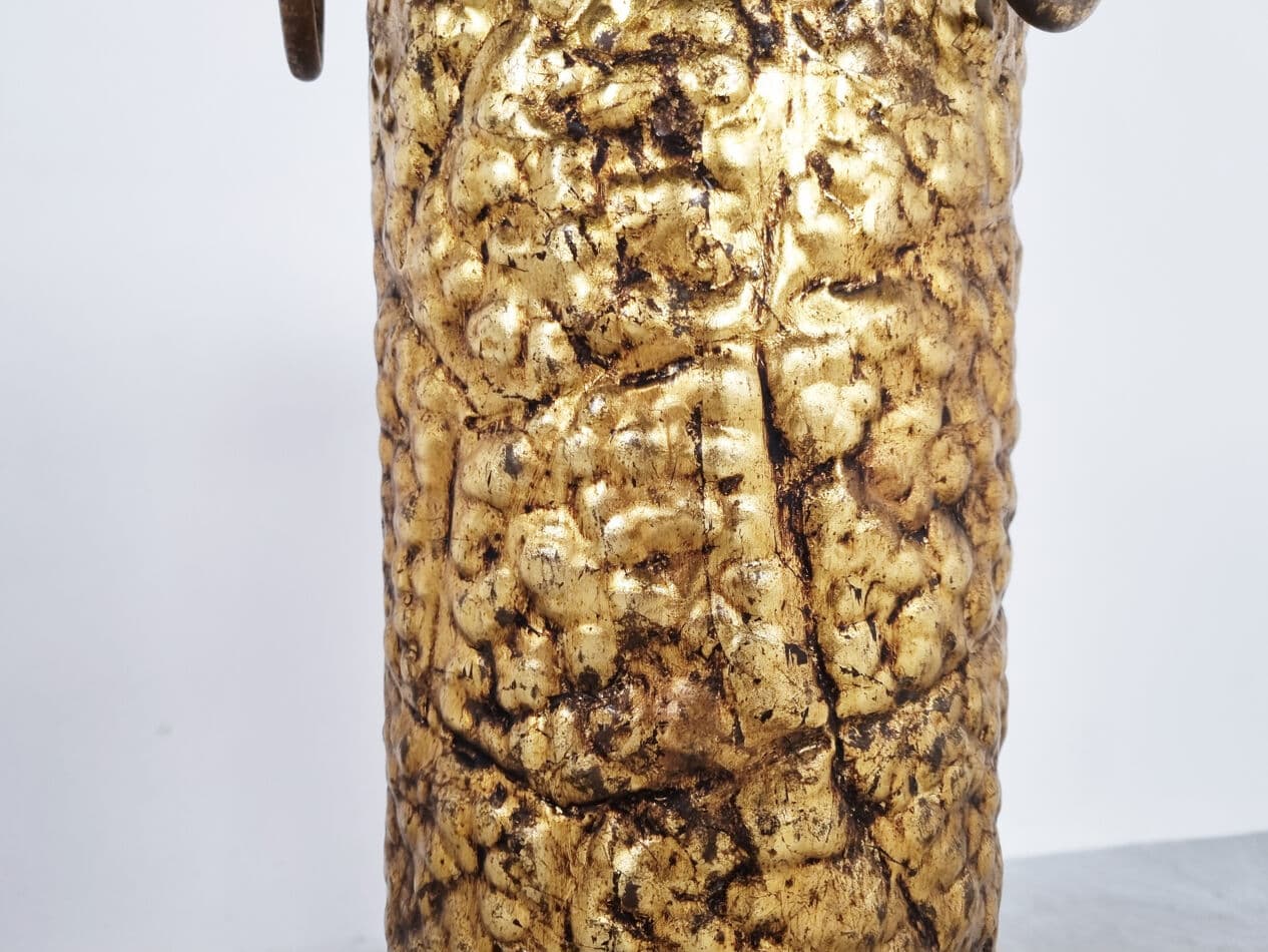 Stojak na parasole, złoty, miedź, Francja, lata 60. - 270537