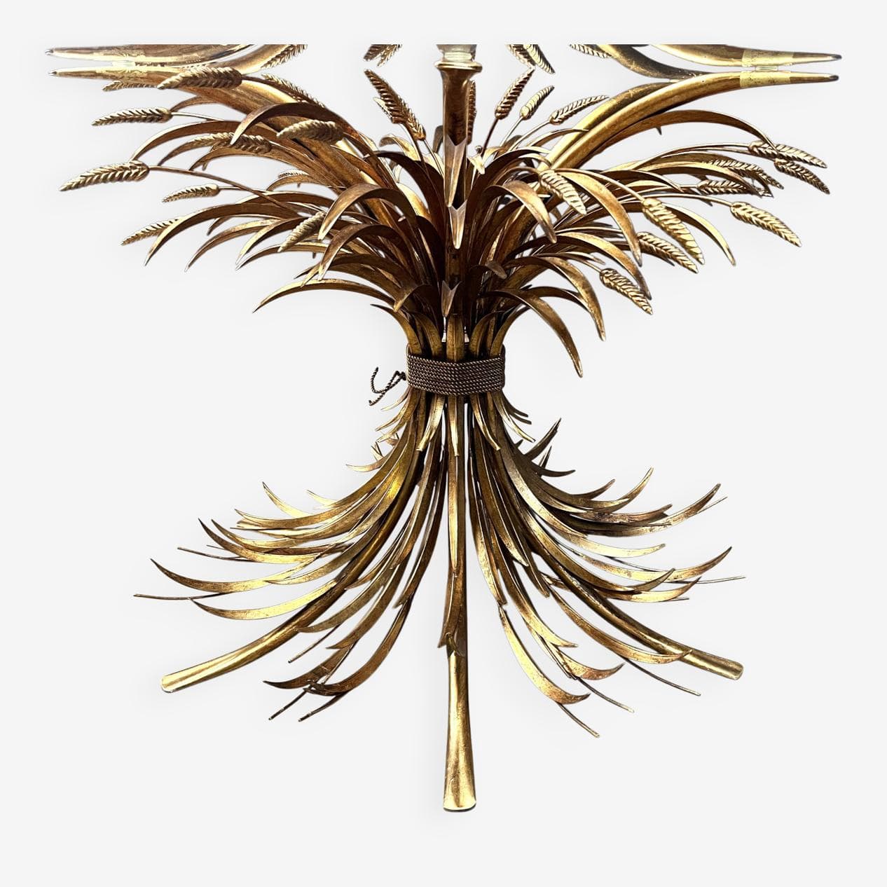 Stół jadalniany Coco Chanel, złoty, mosiądz, Francja, lata 60. - 270518