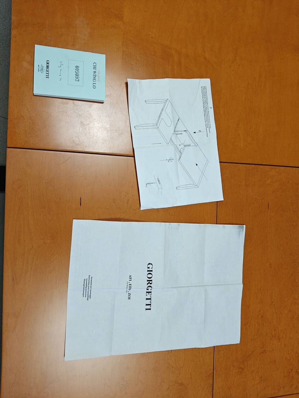 Stół jadalniany rozkładany, czereśnia brązowy, proj. C. W. Lo, Włochy, lata 90. - 270049