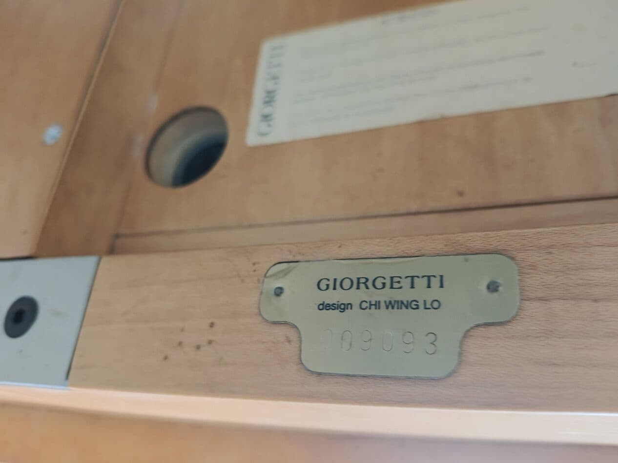 Stół jadalniany rozkładany, czereśnia brązowy, proj. C. W. Lo, Włochy, lata 90. - 270045