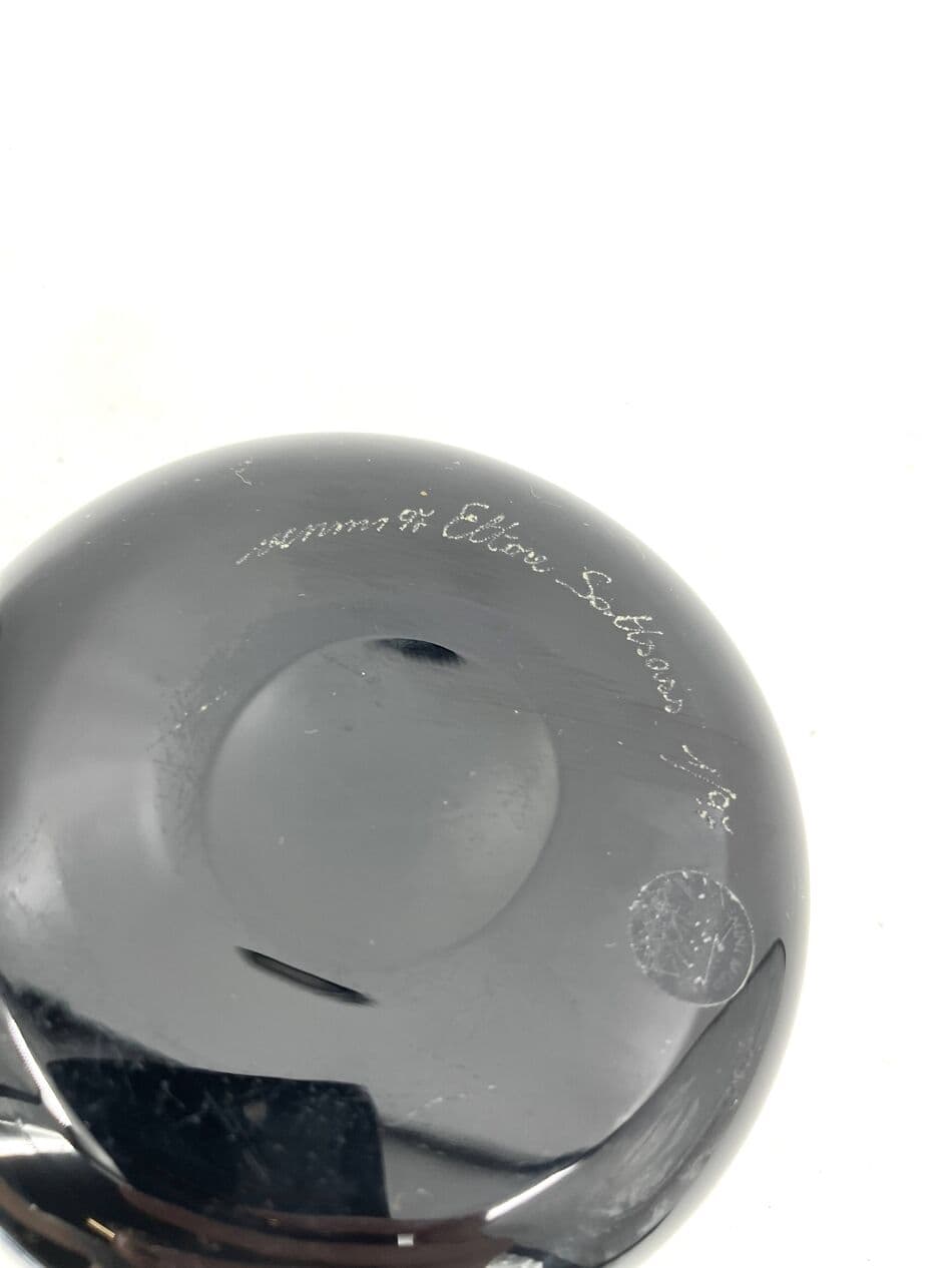 Popielniczka, Venini, czerwony, szkło, proj. E. Sottsass, Włochy, lata 90. - 269826