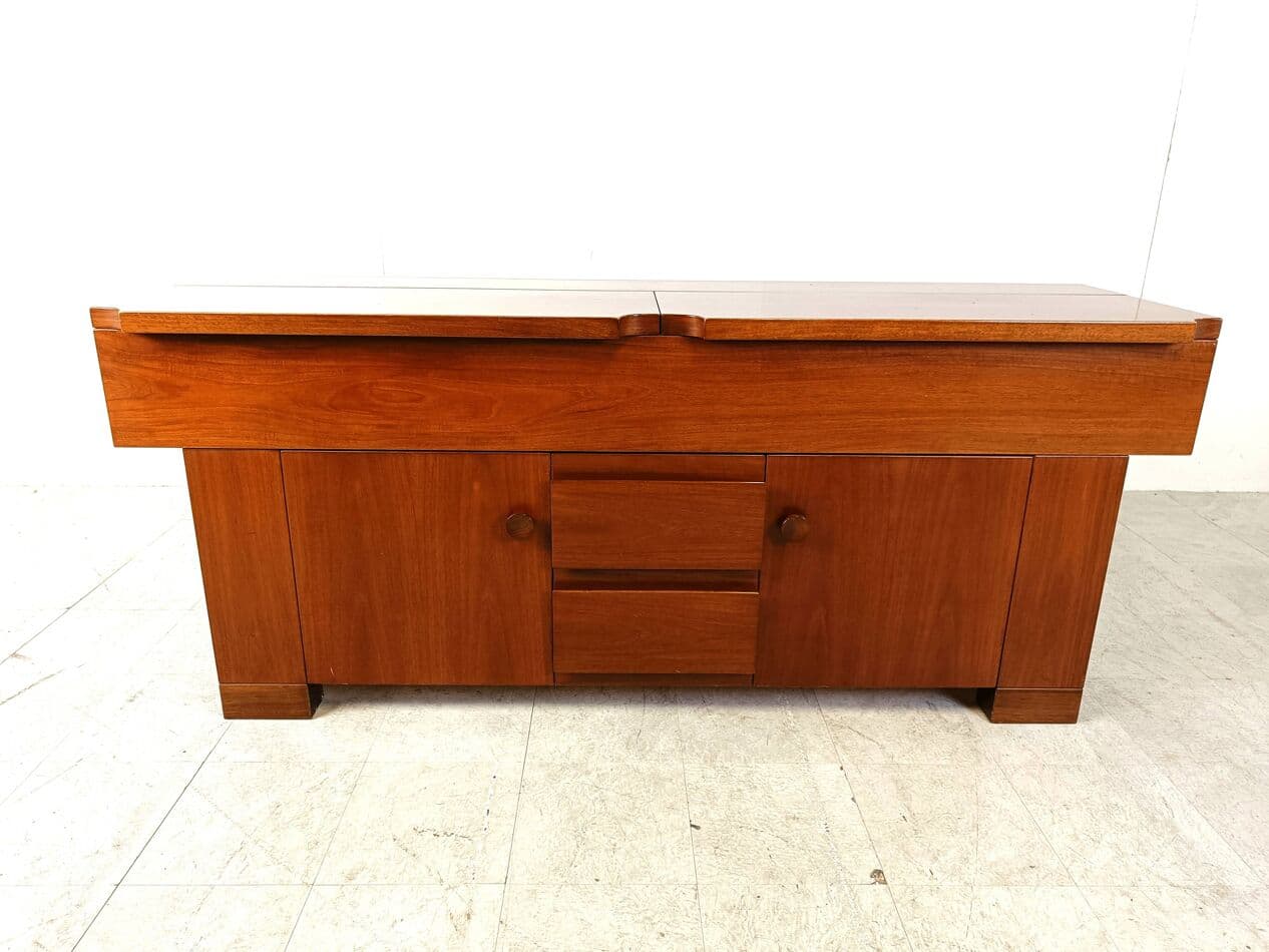 Bufet Torbecchia, orzech brązowy, proj. G. Michelucci, Poltronova, Włochy, lata 60. - 269055